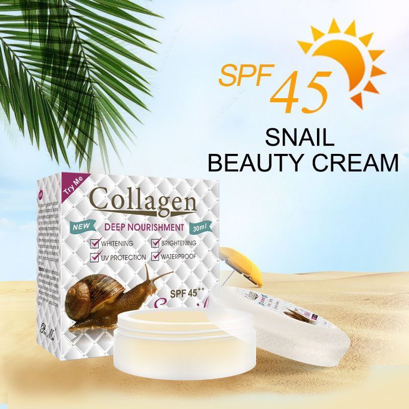 Snail Cream Gel - Snail Extract Collagen Pearl Luxury Face
