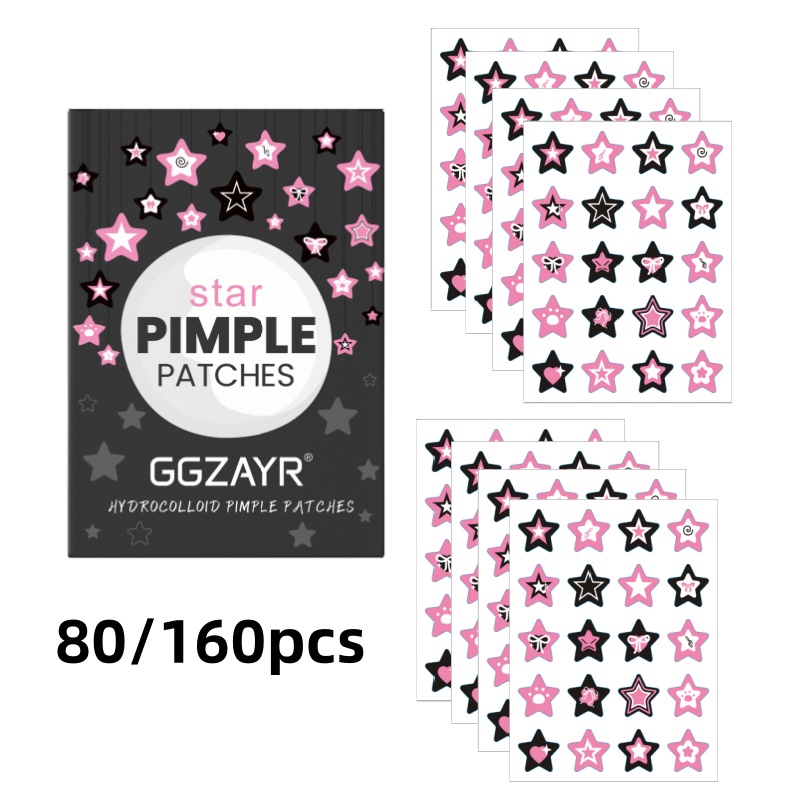 Skincare Gentle - 80/160pcs Star Acne Patch Set –