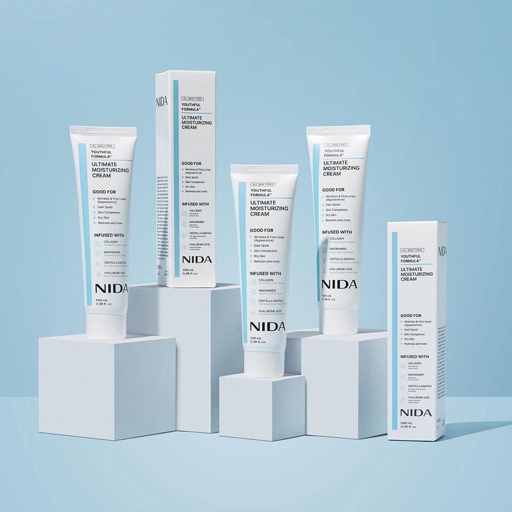 Skincare Centella - NIDA Moisturizing Cream Centella Asiatica, Niacinamide,