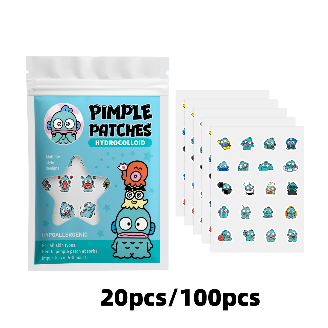 Skincare Gentle - Hello Kitty Cute Pimple Patches, 100pcs/20pcsHydrocolloid