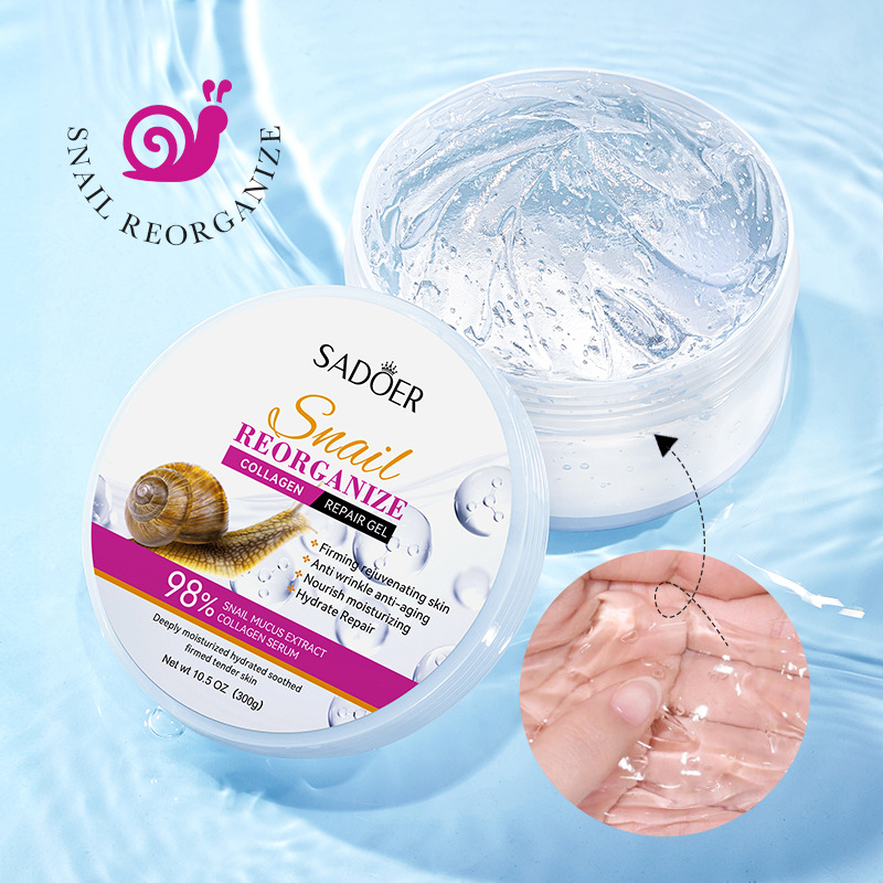 Snail Cream Gel - SADOER Snail Collagen Face Cream Gel