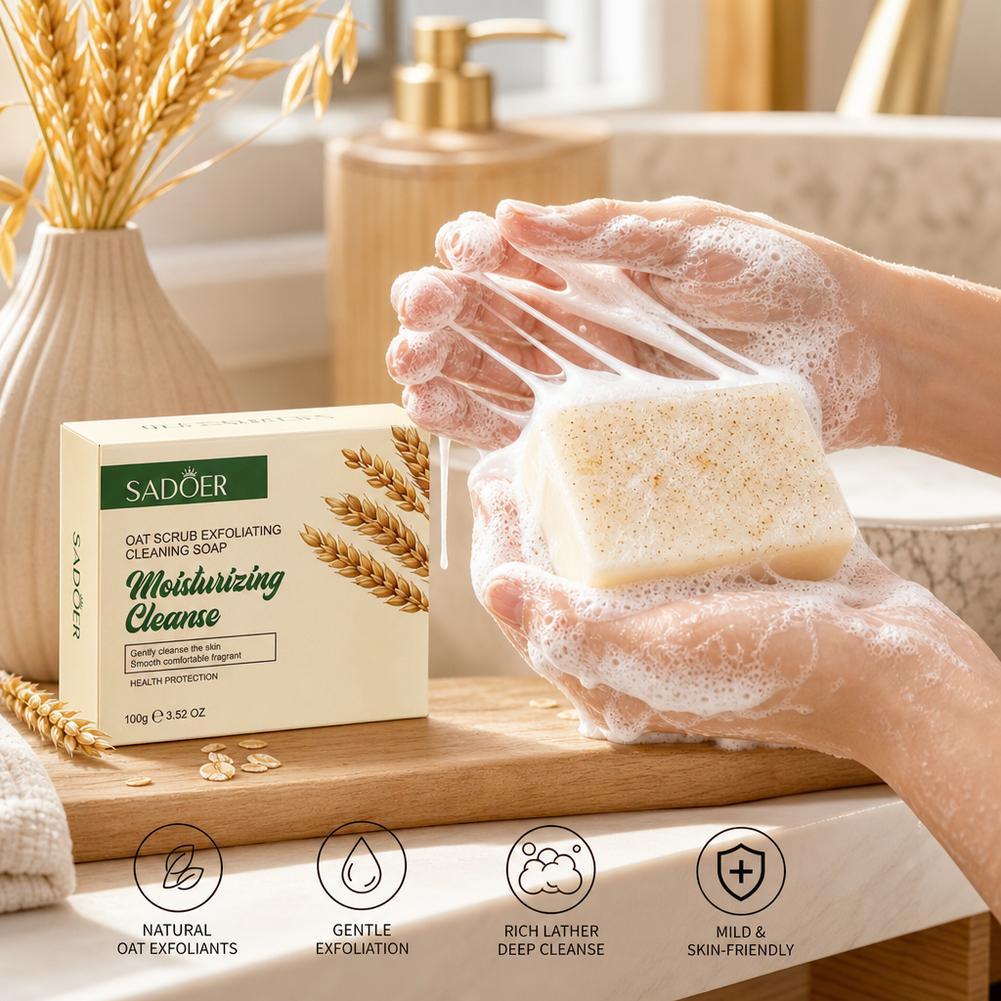 Oat Scrub Exfoliating Cleaning - Skincare Oat 评论和价格