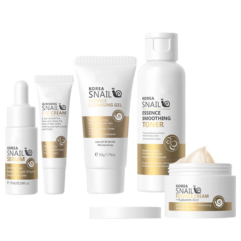 5pcs Snail Collagen Skin Care  - Snail Cream Gel 评论和价格