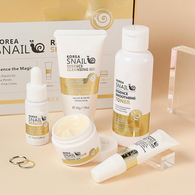 5pcs Snail Collagen Skin Care  - Snail Cream Gel 评论和价格