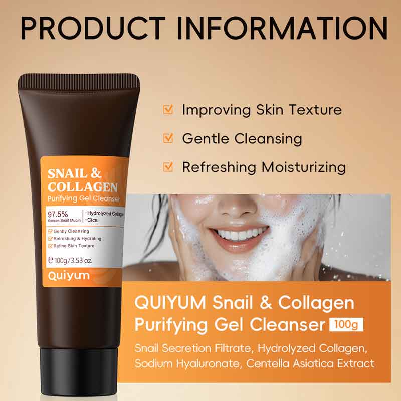 Snail Collagen Face Wash Gentl - Snail Cream Gel 评论和价格