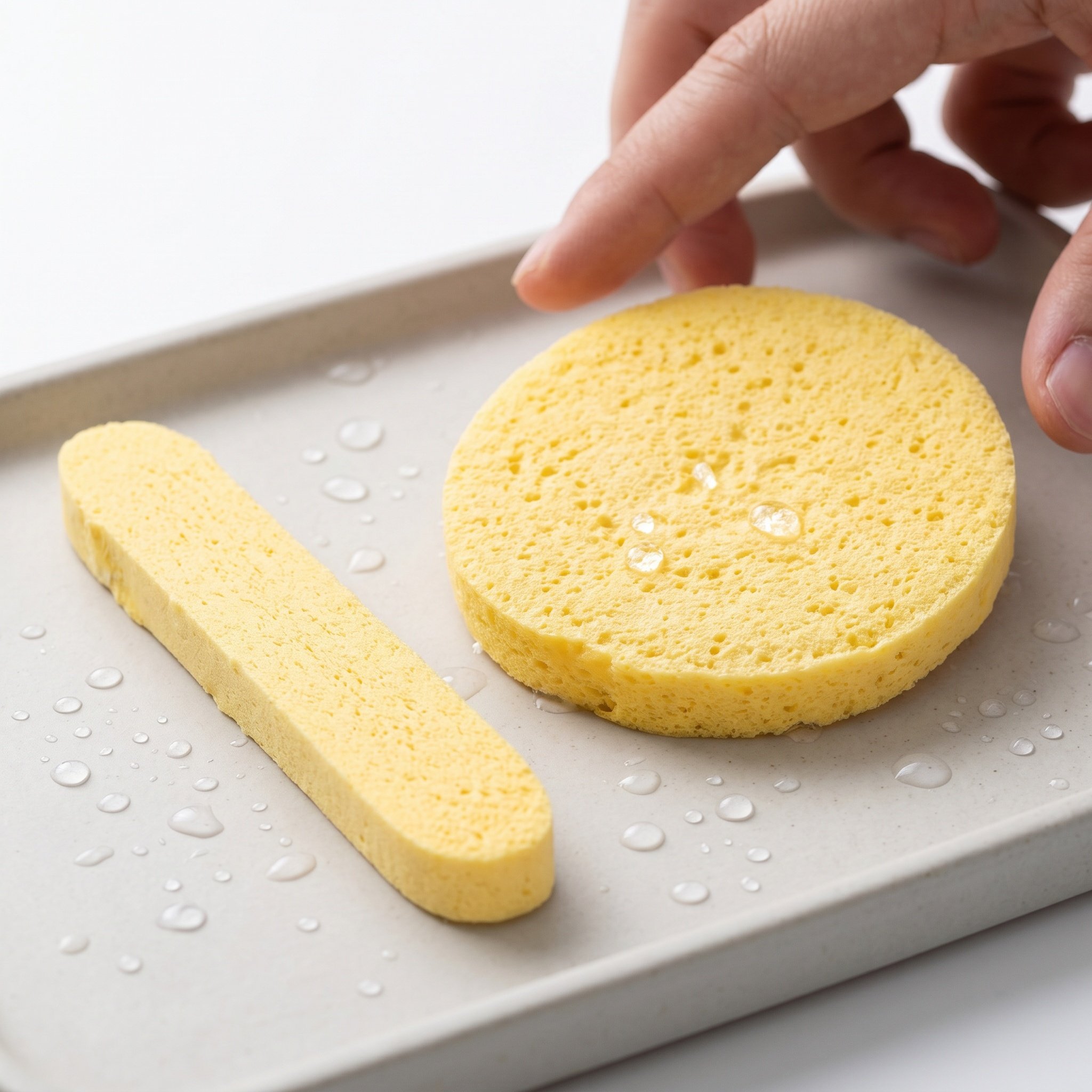 Round Compressed Makeup Facial - Skincare Gentle 评论和价格