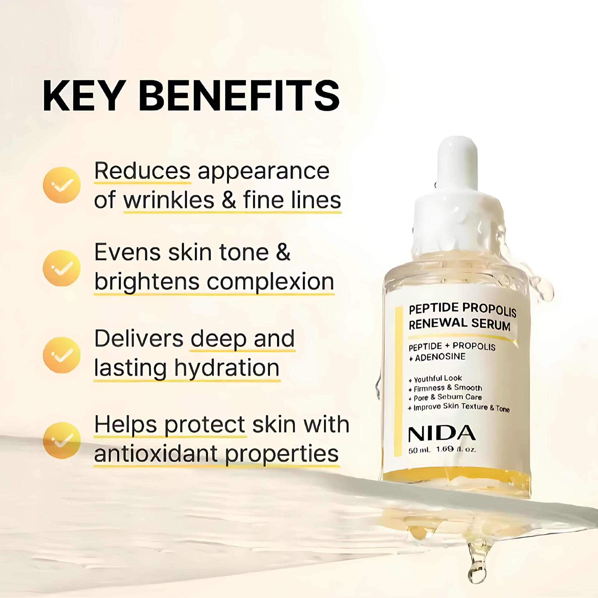 NIDA Propolis Serum Eye Cream  - Hyaluronic Acid Serum 评论和价格