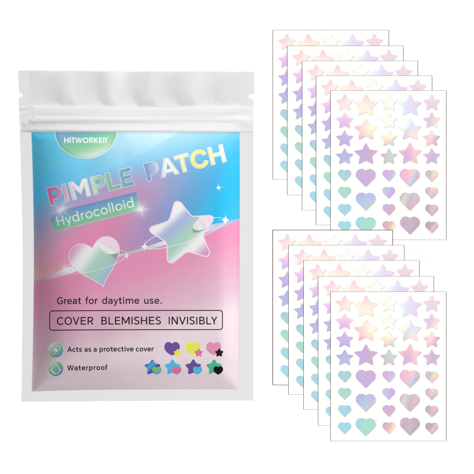 360pcs Colorful Acne Patches – - Skincare Gentle 评论和价格