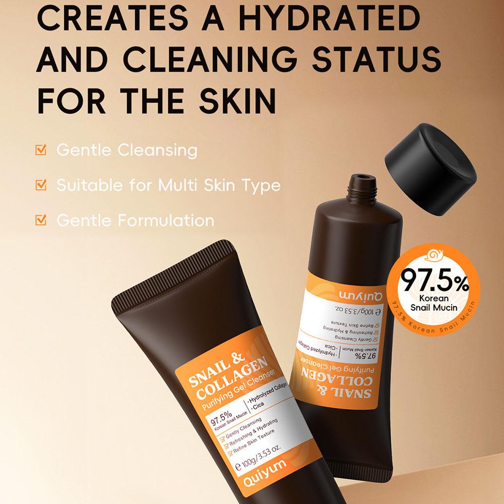 Quiyum Snail & Collagen Facial - Snail Cream Gel 评论和价格
