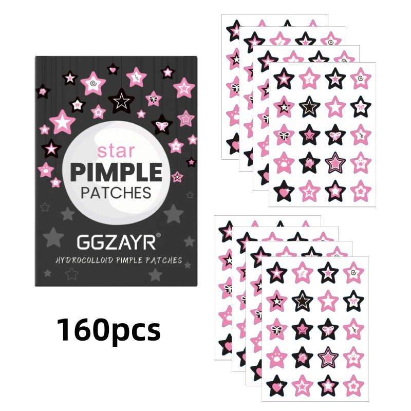 80/160pcs Star Acne Patch Set  - Skincare Gentle 评论和价格