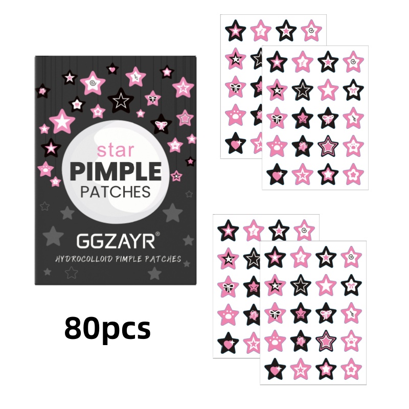 80/160pcs Star Acne Patch Set  - Skincare Gentle 评论和价格
