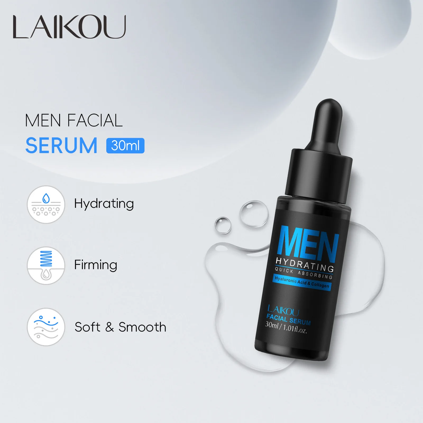 Mens 30ml Facial Serum Hydrati - Hyaluronic Acid Serum 评论和价格