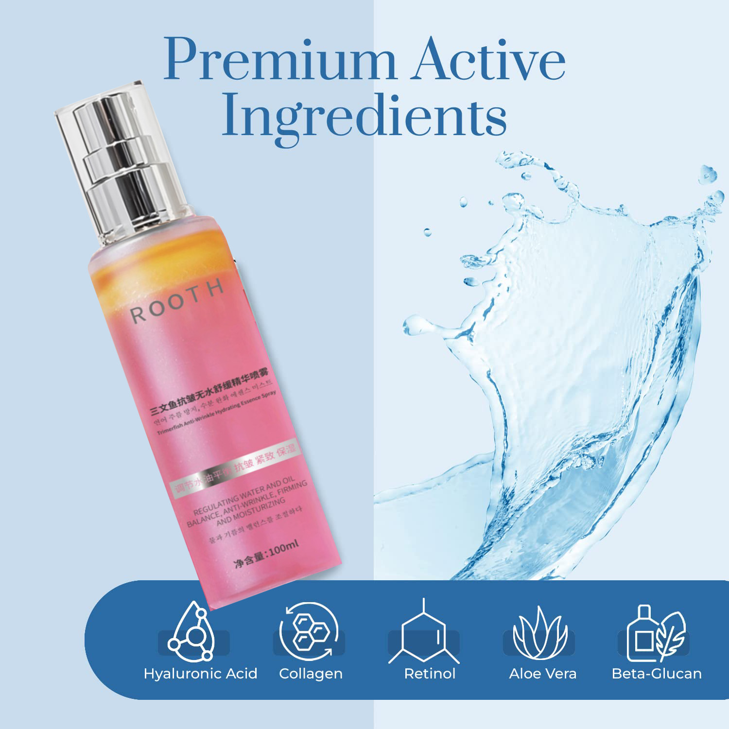 Hyaluronic Acid & Collagen Fac - Hyaluronic Acid Serum 评论和价格