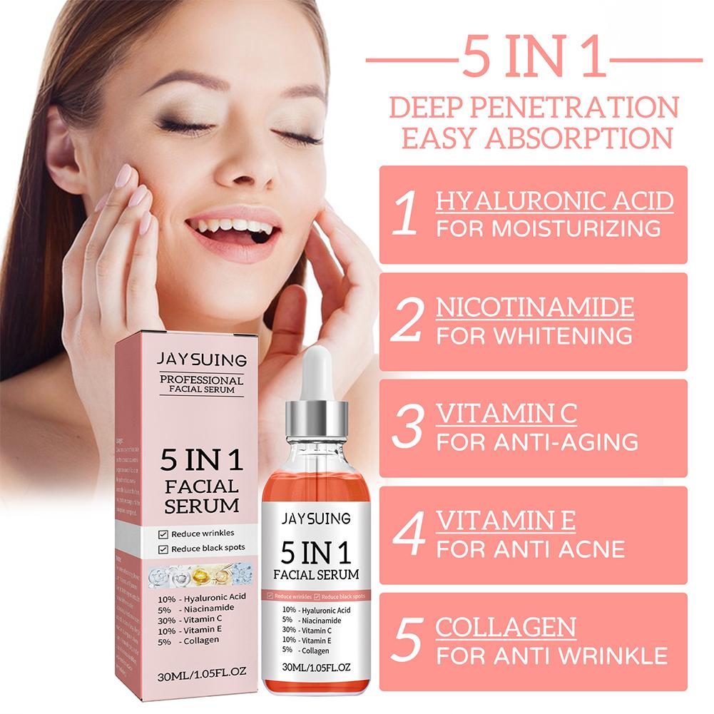 5 In 1 Face Serum Vitamin C Mo - Niacinamide Brightening Serum 评论和价格