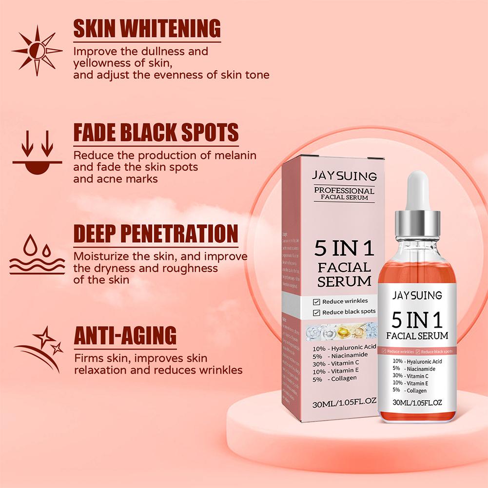 5 In 1 Face Serum Vitamin C Mo - Niacinamide Brightening Serum 评论和价格