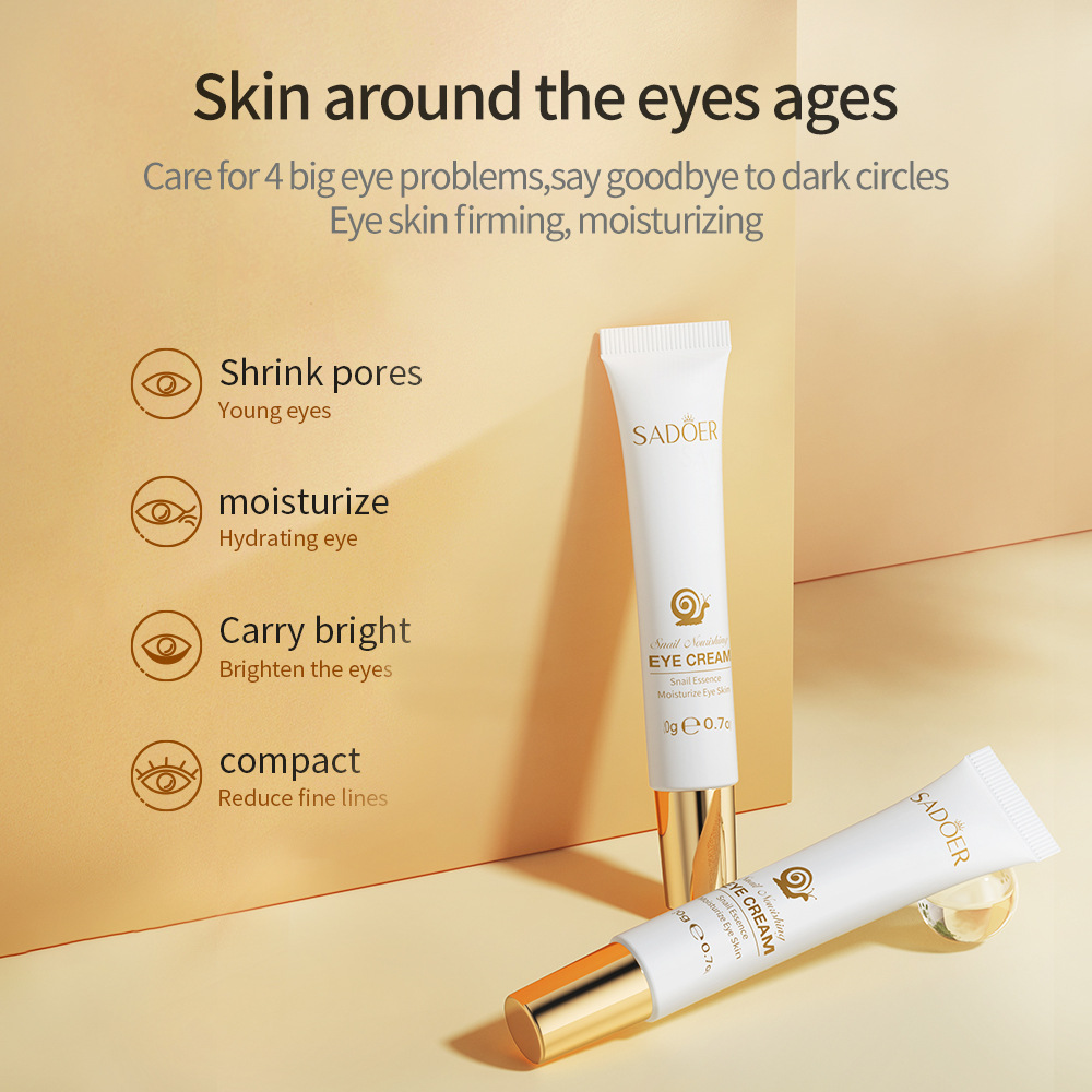 SADOER Snail Eye Cream Anti Wr - Snail Cream Gel 评论和价格