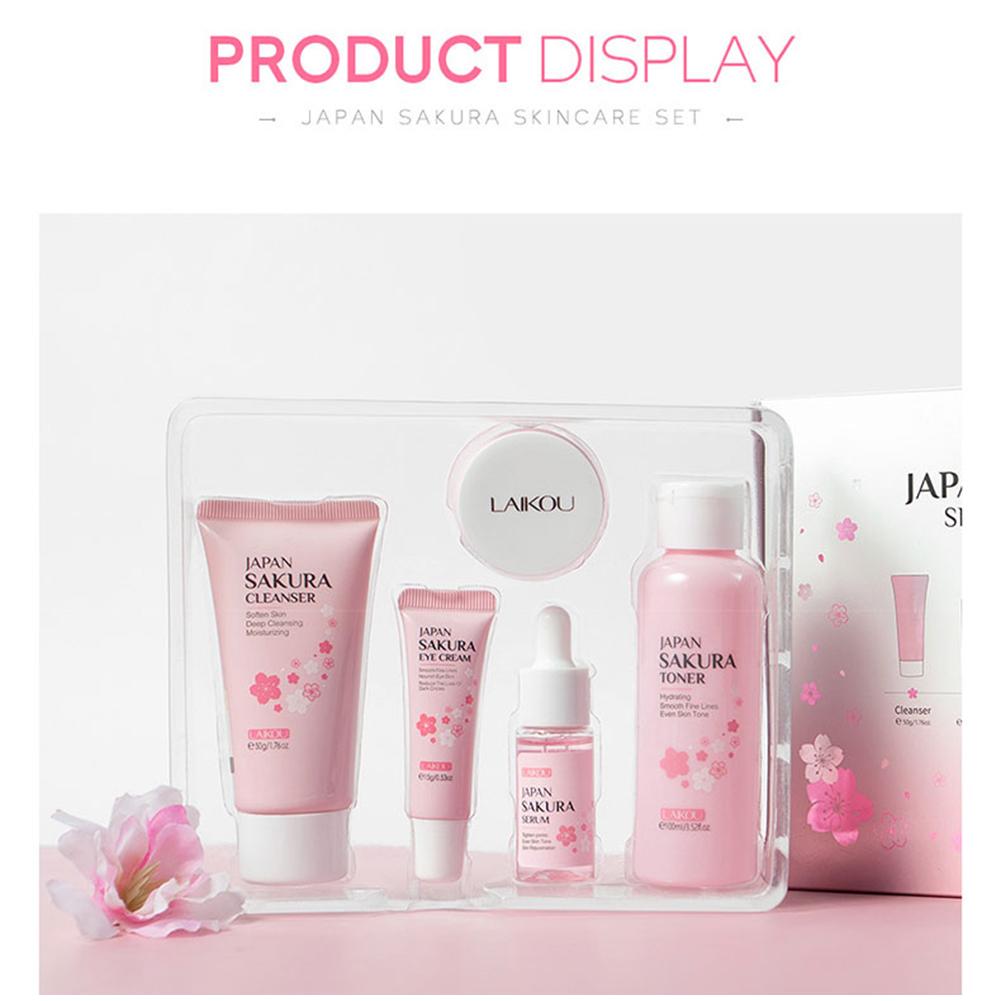 5/3pcs/Set Sakura Skin Care Se - Skincare Centella 评论和价格
