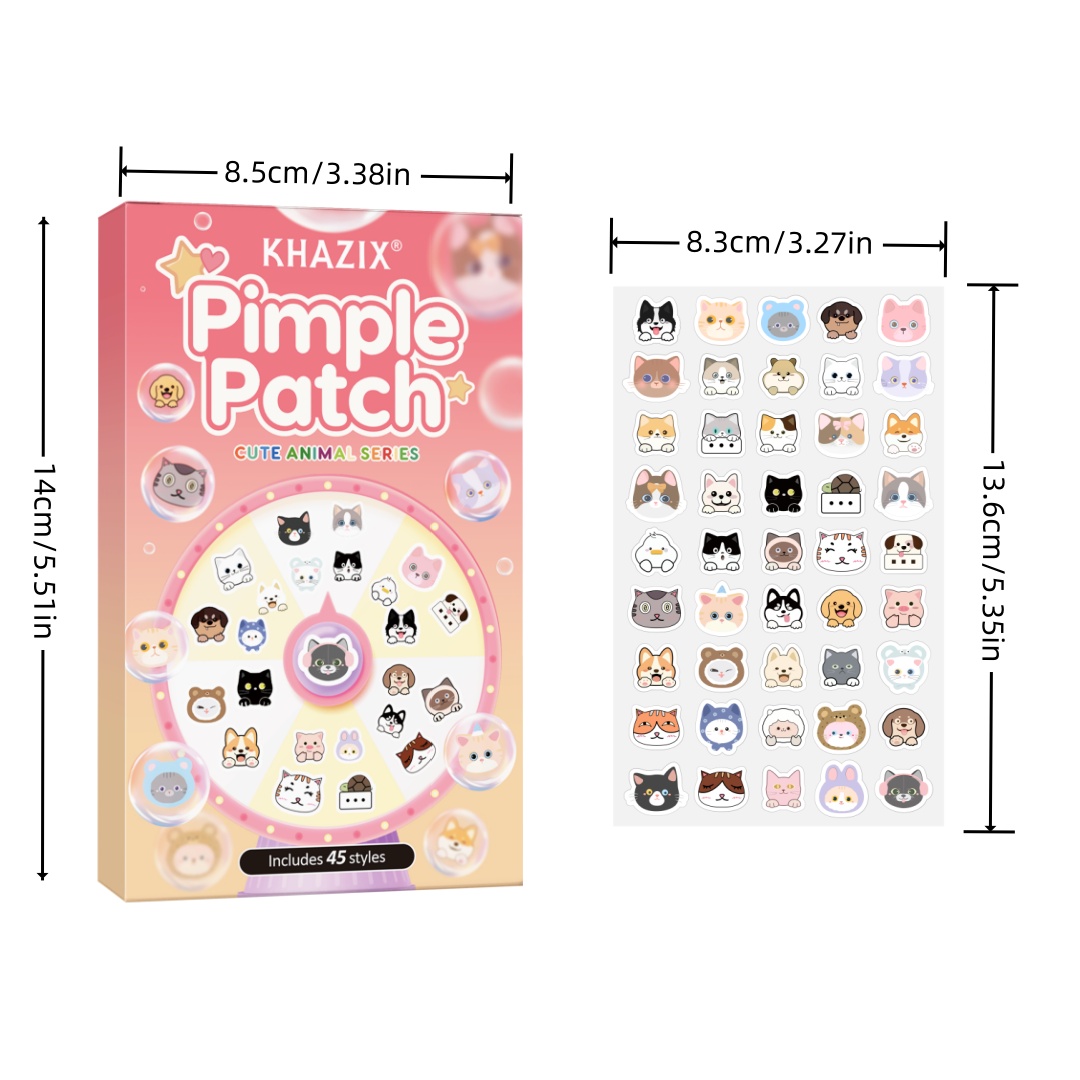 45pcs Cartoon acne patch, cute - Skincare Gentle 评论和价格