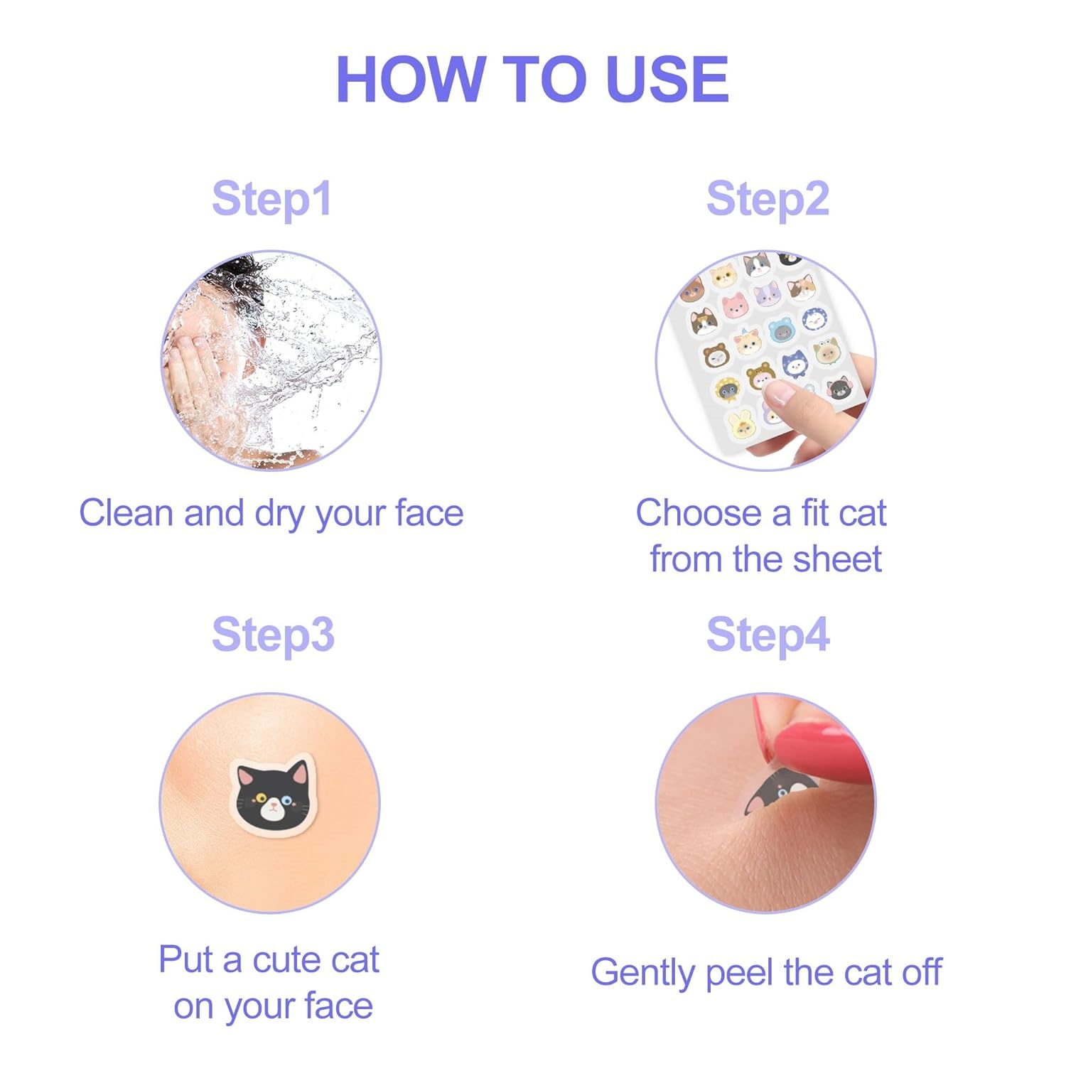 600pcs Cartoon acne patch, cut - Skincare Gentle 评论和价格