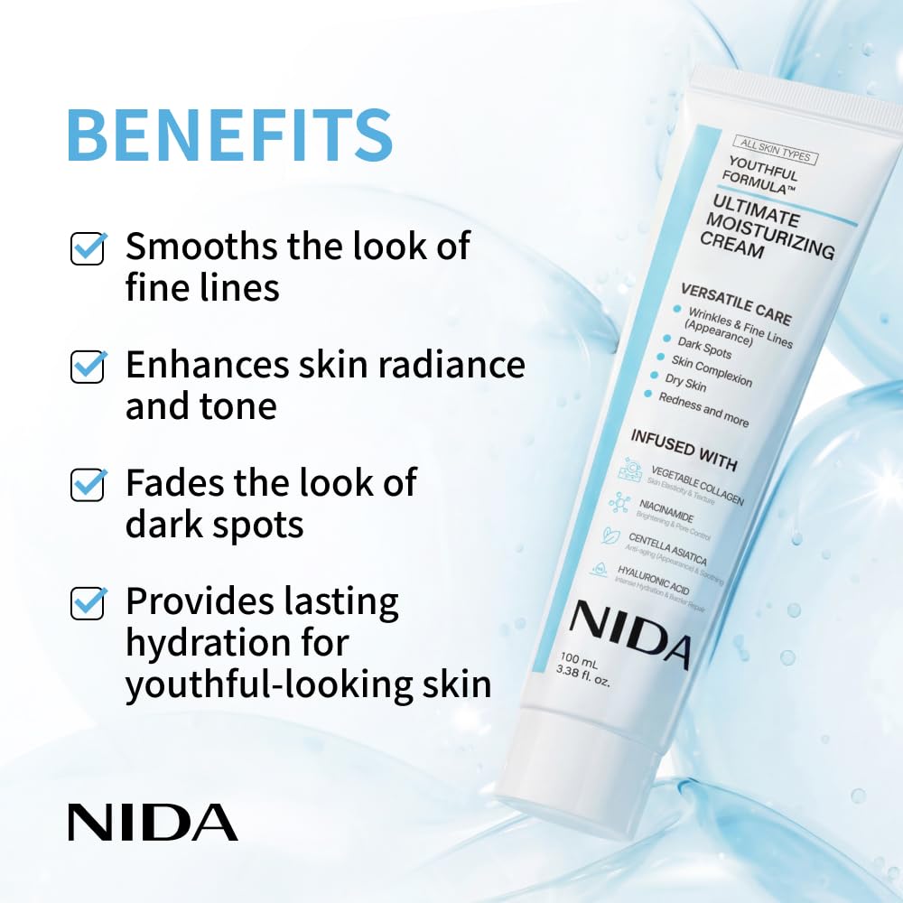 NIDA Moisturizing Cream+Sunscr - Skincare Centella 评论和价格