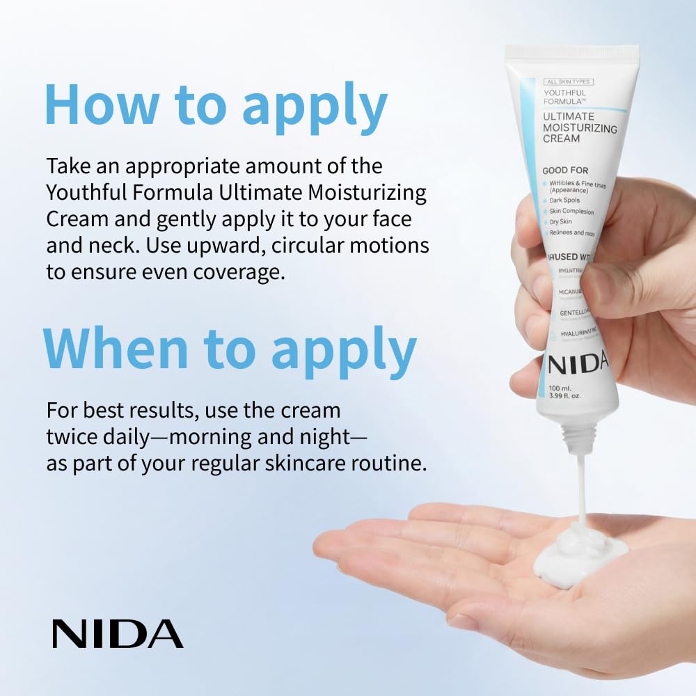 NIDA Moisturizing Cream+Sunscr - Skincare Centella 评论和价格