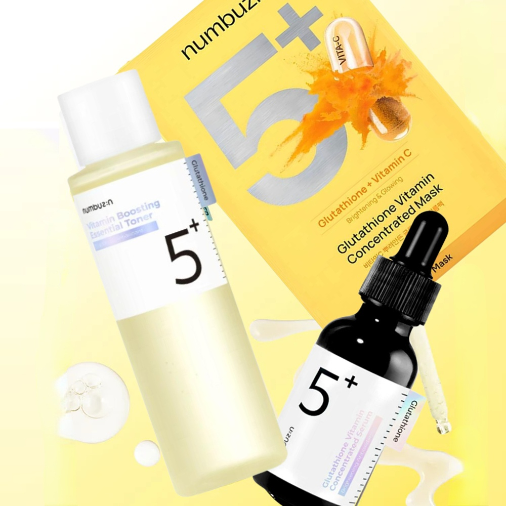 Numbuzin No.5+ Glutathione Vit - Ferulic Acid Serum 评论和价格