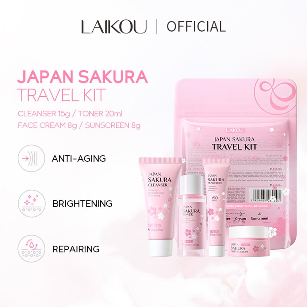 Sakura Skin Care Set facial Cl - Skincare Gentle 评论和价格